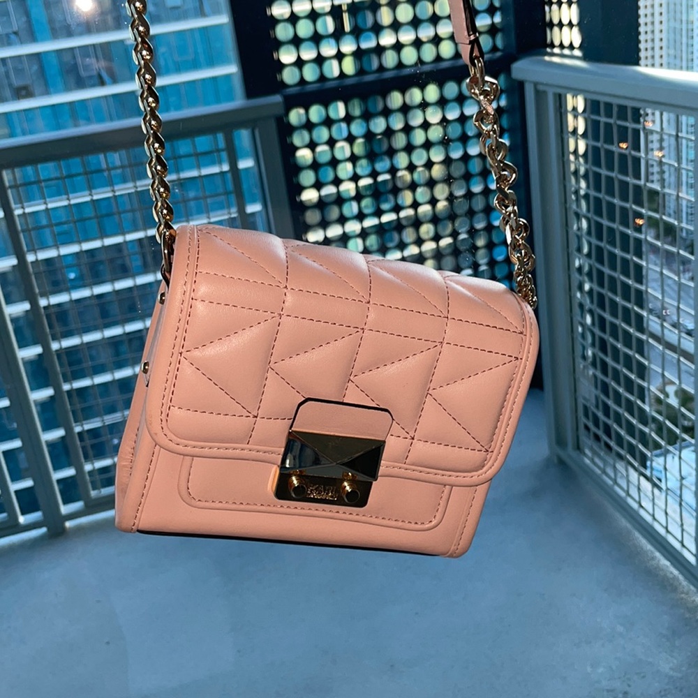 Karl Lagerfeld pink bag